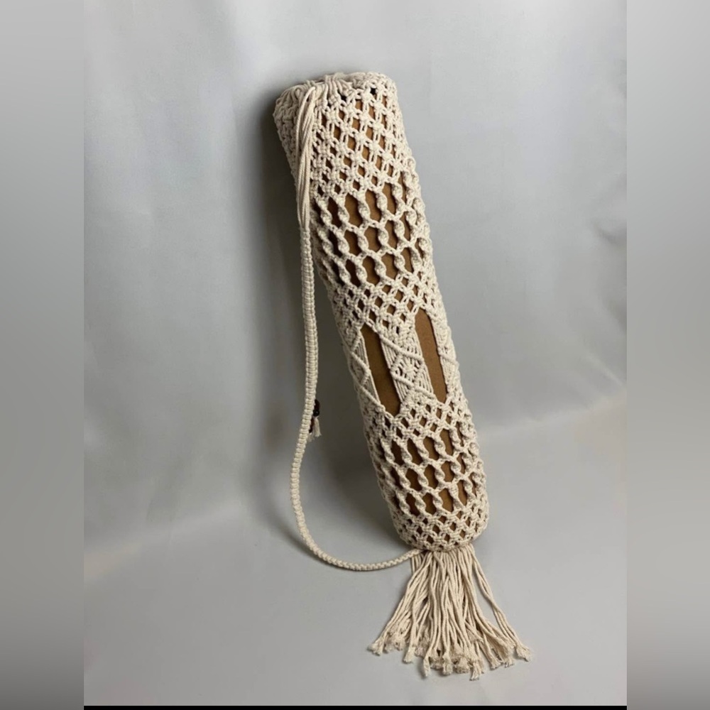 Handcrafted Macramé Yoga Bag